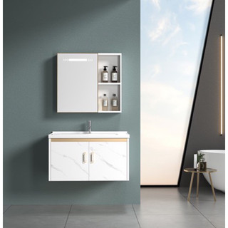 TỦ LAVABO NHỰA PVC CÓ ĐÈN LED