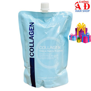 [1000ml] Kem hấp ủ tóc Pro Calodia Collagen Treatment siêu mượt phục hồi tóc dạng túi