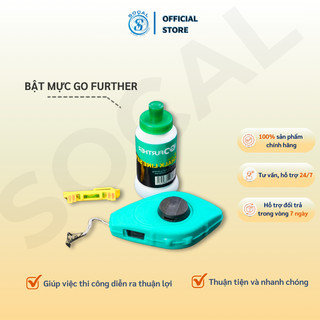 Bộ búng mực, bật mực Go Further dùng trong xây dựng đo chiều dài 30m