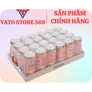 Nước cam có tép splash minute maid lon 320ml
