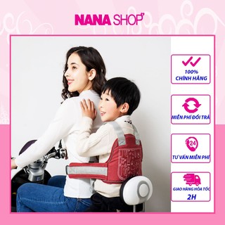 [ BH 6 tháng 1 đổi 1 ] Đai an toàn cho bé ngồi xe máy từ 10kg - 30kg( có viền phản quang )
