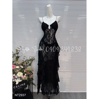 [ SẴN HỎC TỐC ] Đầm maxi xuyên thấu