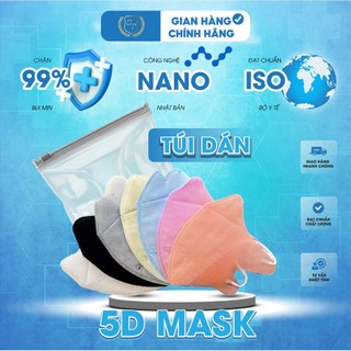 600 Chiếc Khẩu Trang 5D Đại Phát [Túi Dán Cao Cấp]  3 lớp cao cấp- Kháng Virus  - Đại Phát Mask