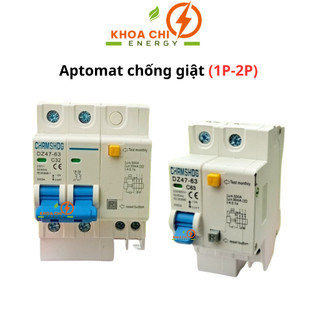 Aptomat chống giật - chống rò chrmshdg 1p+n, 2p 16a~63a
