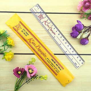 Thước kẻ cứng kim nguyên - mẫu 20 or 30cm