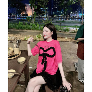 Set Nơ Hồng Mix Váy