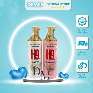Cặp gội - xả h9 collagen phục hồi tóc hỗ trợ mọc tóc 800ml
