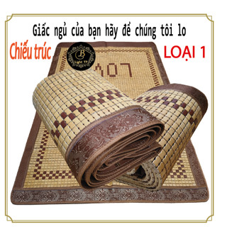 Chiếu trúc hạt sáng, sang trọng,chiếu trúc cao cấp, nằm mát, điều hòa, chiếu tre tây bắc, chiếu tre loại 1 - B Light TP