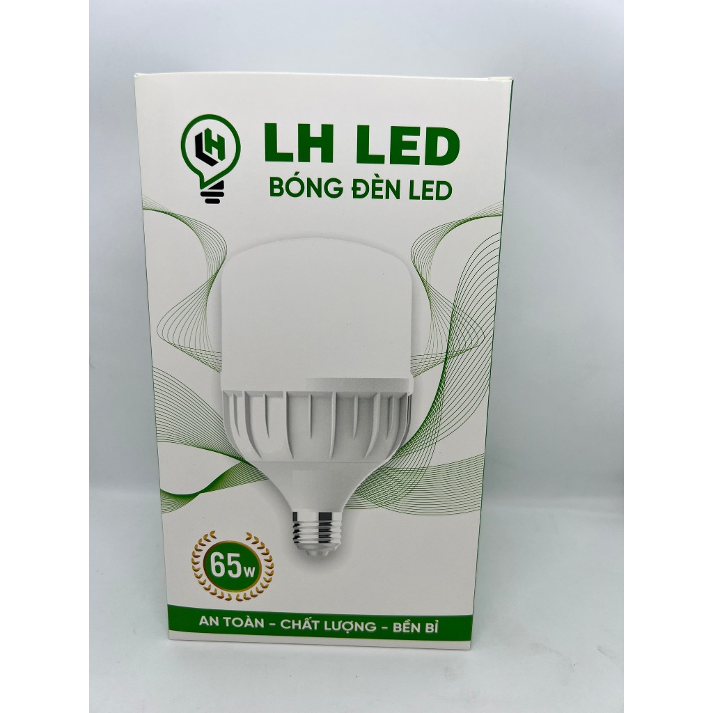BÓNG ĐÈN LED  65W TRỤ NHỰA BỌC NHÔM , BẢO HÀNH 2 NĂM , ĐÚNG WATT | BigBuy360 - bigbuy360.vn