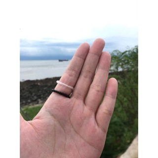 Nhẫn handmade hạt cườm nhiều màu
