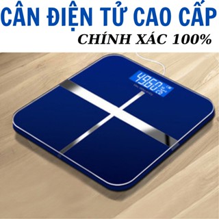 Cân sức khỏe mini Nhật Bản - Cân điện tử mini - Bền tốt độ chính xác cao chịu lực đến 180kg - Cân điện tử đo nhiệt độ