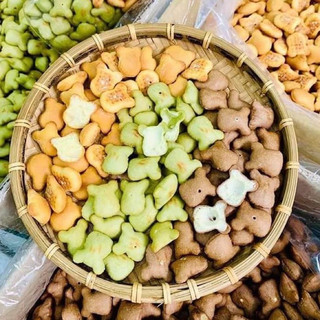 Bánh gấu nhân kem loại ngon 500g mix vị