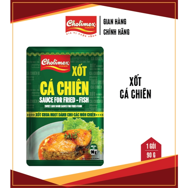 Xốt cá chiên Cholimex gói 90g tiện lợi