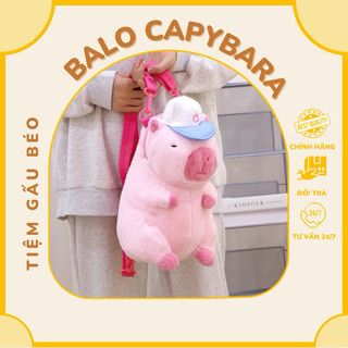Balo thú bông Capybara dễ thương, túi đeo balo capybara