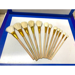 CỌ ĐẦU TRÒN LÔNG THỎ( Tán bột than)