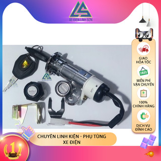 Bộ khoá xe điện vespa, gồm 3 ổ khóa