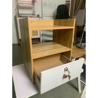 Tủ Đầu Giường Có Ngăn Khoá An Toàn Kệ Để Đầu Giường Gỗ MDF Cao Cấp