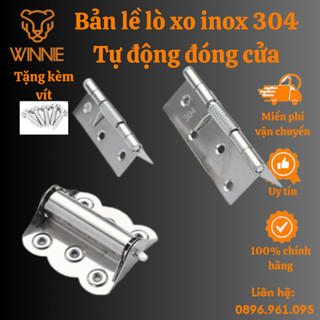 Bản lề lò xo bằng inox  tự động đóng lại sau khi mở  - Bản lề hình bướm tự động đóng