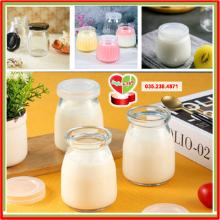 [LOẠI 1] Hũ Thủy Tinh Làm Sữa Chua Có Nắp LOẠI 1 - Duonghieu6789