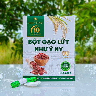 Bột Gạo Lứt Như Ý NY giảm cân, lợi sữa TẶNG KÈM thước dây, muỗng đong