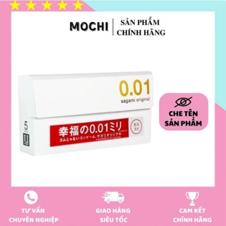 Bao Cao Su Sagami 001 siêu mỏng nhất thế giới, Bcs siêu chân thật từ Nhật Bản (5 bao/hộp)