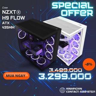 Vỏ case máy tính nzxt h9 flow