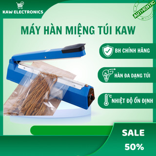 Máy hàn miệng túi dập tay pfs 200 300 400, bảo quản thực phẩm - bảo hành 12 tháng