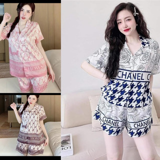 Bộ đồ Nữ tay ngắn quần đùi lụa xước freezise 40-58kg