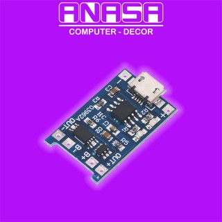 Mạch Sạc Pin Lithium 18650 TP4056 1A Có IC Bảo Vệ Quá Dòng Quá Áp