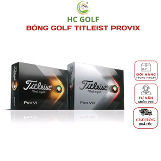 Bóng golf Titleist Prov1x Hàn Quốc chính hãng banh golf 4 lớp thiết kế lõi kép chống xước - HC GOLF