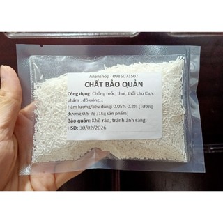 Chất bảo quản bánh trung thu nướng, dẻo (Kéo dài thời gian sử dụng)