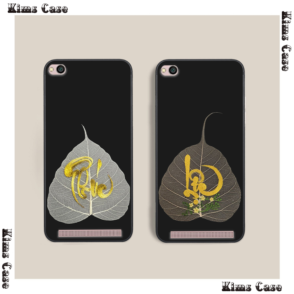 Ốp lưng Xiaomi Redmi 4A / 5A / 6A lá bồ đề bình an,may măn.tâm an giá rẻ