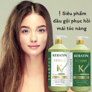   Chính hãng  Dầu gội xả keratin dưỡng sinh hương thơm nước hoa chuyên spa salon 2000ml 