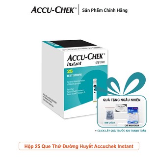 Que Thử Đường Huyết Accu-Chek Instant 25 que, 50 que, 150 que - ( hàng chính hãng )