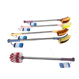 Bàn chải chà toilet inox, cọ chà bồn cầu inox