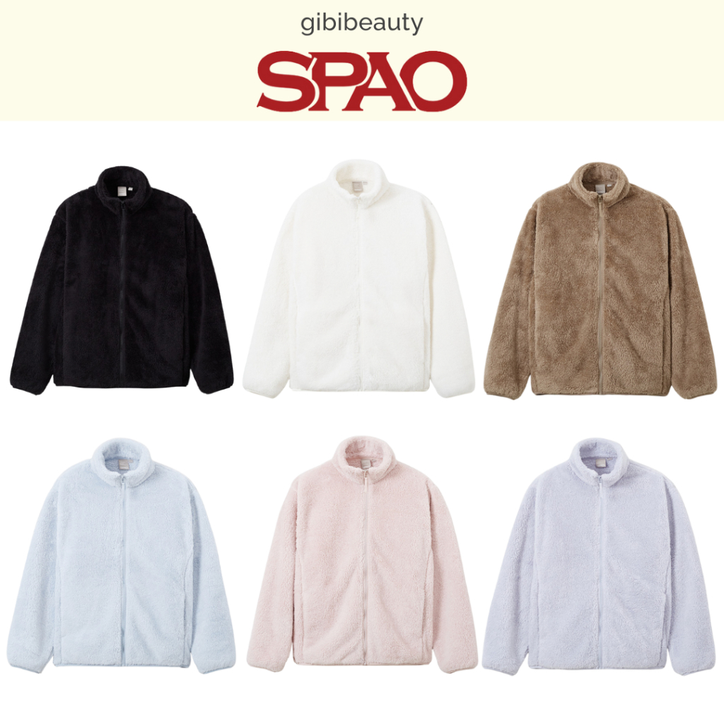 [SPFZD4TU01] Áo lông SPAO Basic Purpleless Zip Up