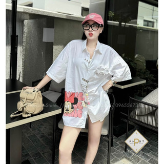 Áo Sơ Mi Trắng Full Hình
