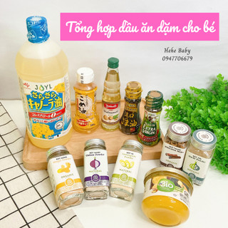 Dầu ăn gia vị ăn dặm cho bé ăn dặm