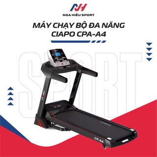 Máy chạy bộ đa năng CIAPO A4, Công suất 3.5HP kèm đai massage, Vận tốc tối đa 15km/h - Kèm video và ảnh thật
