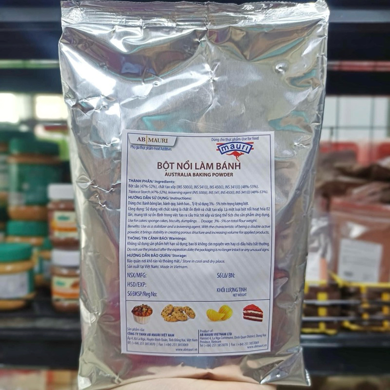 Bột nổi Mauri 500g / Bột nở / Baking powder