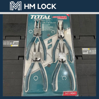 Bộ 4 kìm phe total 7"/180mm - hàng chính hãng - tht114041