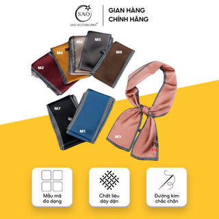 Khăn Nơ Thắt Cổ Áo Sơ Mi Nữ Họa Tiết Đa Dạng Phong Cách Quý Phái Sang Trọng Đa Dạng Mẫu (L1)