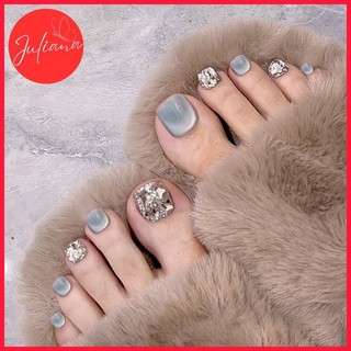 [Mã-YZ112] Móng Chân Giả Juliana Hộp 24 Nails Box (Kèm Phụ Kiện Làm Móng)