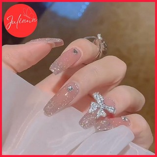 Móng Tay Giả Juliana Hộp 24 Nails Box (Kèm Phụ Kiện Làm Móng)