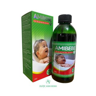 AMIBEBE PRO 400ML _ Nước tắm rôm sảy cho bé, 100%  thảo dược.
