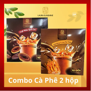 Cà phê nhật kim anh laura coffee cà phê nấm linh chi + đông trùng hạ thảo