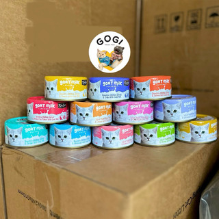[HOẢ TỐC] Sỉ & Lẻ Pate sữa dê Kit Cat Goat Milk 70g cho mèo - Thức ăn dinh dưỡng thú cưng Gogi Meow Mart x KitCat