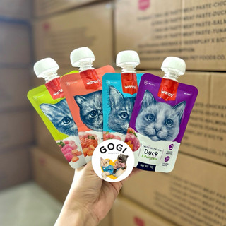 [HOẢ TỐC] Sỉ & Lẻ Súp thưởng Wanpy nắp vặn 90g cho mèo (Hàng công ty) - Thức ăn dinh dưỡng thú cưng Gogi Meow Mart