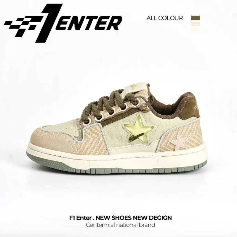 Giày thể thao nữ F1 enter green tea trà xanh