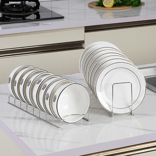 Giá úp chén úp bát đĩa, khay úp chén dĩa giúp ráo nước bằng inox sang trọng